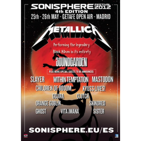 Sonisphere , Festival rock organis&eacute; par un ancien agent de Metallica