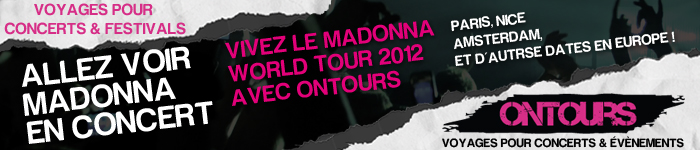 MDNA World Tour 2012 - Packs Bus / Hotel / VIP Access