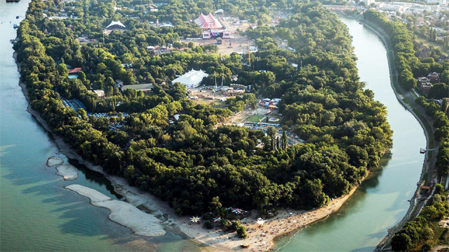 Lîle de la liberte au sziget festival