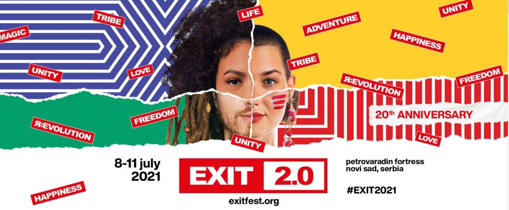 Exit Festival optimiste pour juillet 2021 à Novi Sad en Serbie