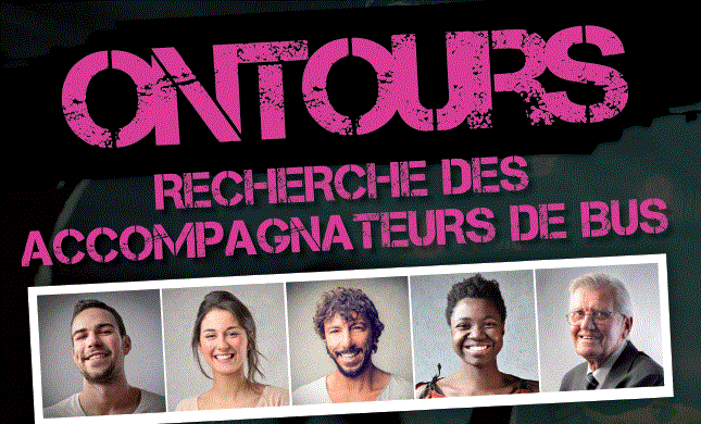 ontours recherche des accompagnateurs de bus